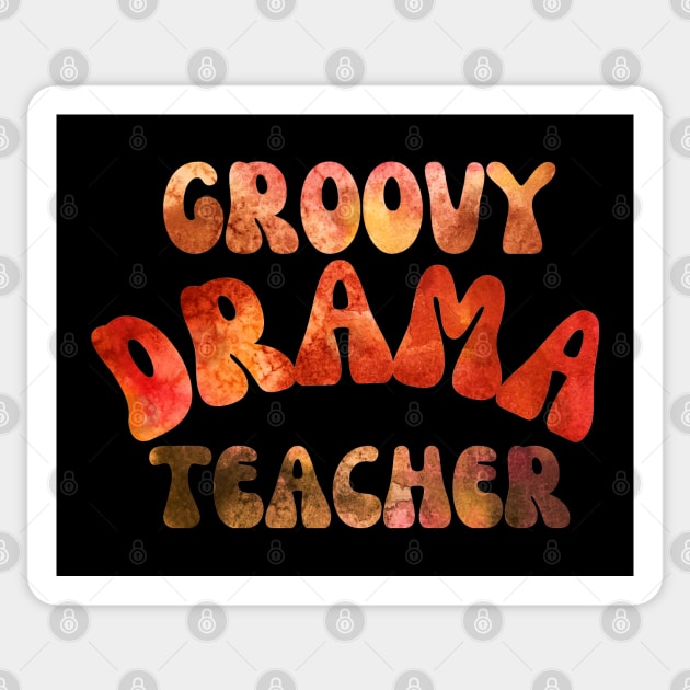 Groovy Drama Teacher Gift Sticker by Heartsake